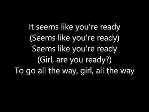 R.kelly Seems like You're Ready full lyrics