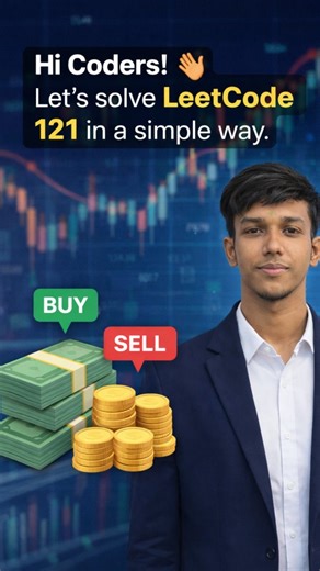 HarishJeyaraj on Instagram: "Day 14📈-Best Time to Buy and Sell Stock – LeetCode 121 in Java. #leetcode #code #121"