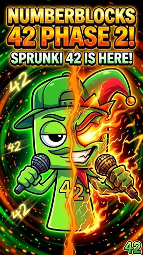 Sprunki OC Forty Two Numberblocks Phase 2 🔥 #sprunki #numberblocks #sprunkioc #memes #trending