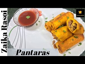 Kolkata Famous Pantaras Recipe|Ramadan Special Recipe|Chicken Keema Roll|Zaika Rasoi