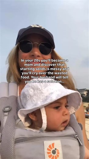 38K views · 34 reactions | In my 20s I became a mom and discovered that starting solids is really messy and cried about all the wasted food. My husband told me he had a solution. And I’m so happy I listened to him. That solution changed our lives, and now we get to change the lives of hundreds of thousands of parents around the world thanks to Catchy  | High Chair Catchy | Facebook