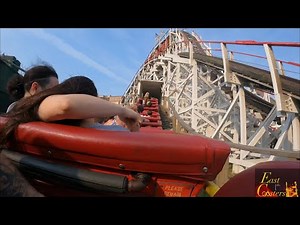 Coney Island Cyclone POV 4K Back Row 60fps Luna Park Coney Island, NY