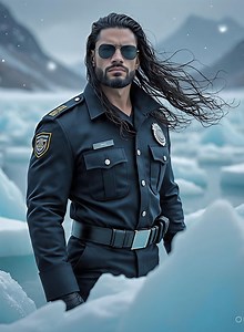 60K views · 3.2K reactions | “Ice in the air… fire in the eyes. Roman Reigns aura ON. ” #RomanReigns#SnowLook #AIReel | Ayush Khan | Facebook