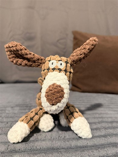 Brown Donkey Plush | Soft Rope Plush | Sound Gift Toy - Etsy