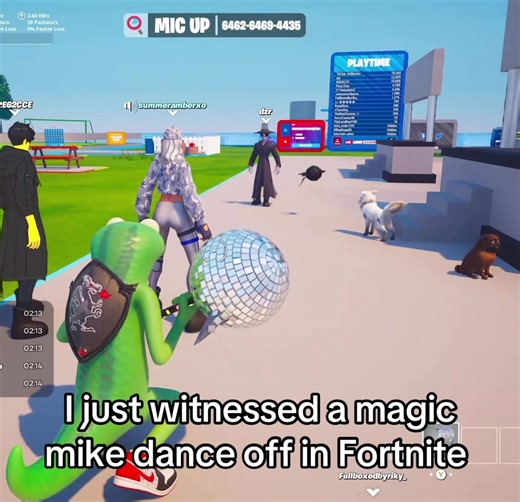 Epic Magic Mike Dance Off in Fortnite!