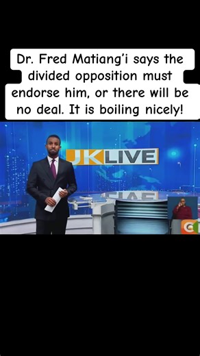 Dr. Fred Matiang'i's Call for Opposition Unity in Kenya