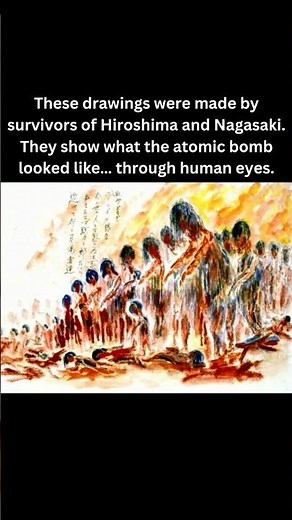 Hiroshima 1945 | Survivor Drawings That Shook the World #hiroshima #warhistory #nuclearwar