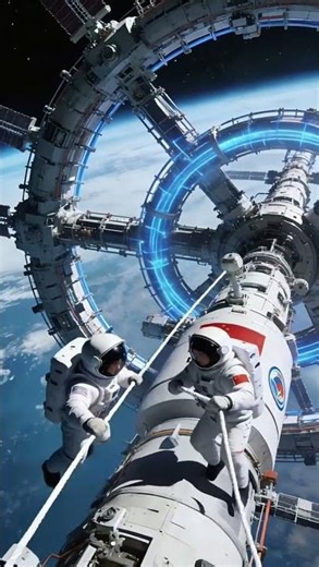 🚀 Are We Building a Space Elevator? Astronauts Making Big Moves in Low Earth Orbit!