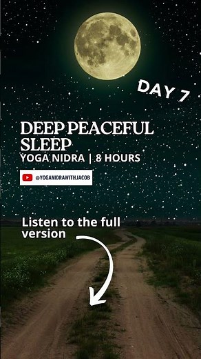 Day 7 | Yoga Nidra | Deep Peaceful Sleep #shorts