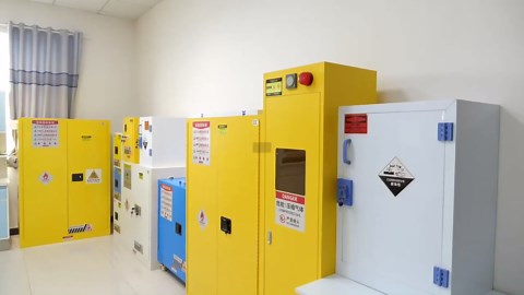 15 Gallon Flammable Storage Cabinet, Fire Cabinet with ESD Grounding Cable, Galvanized Steel Adjustable Shelf Garage Flammable Safety Storage for Chemical Liquid Storages (23"H x 19"D x 19"W)