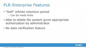 VNX Video: File-Level Retention (FLR)