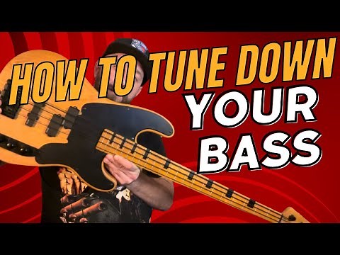 How to Tune a Bass Down a Whole Step (And Tune It Back to Standard)