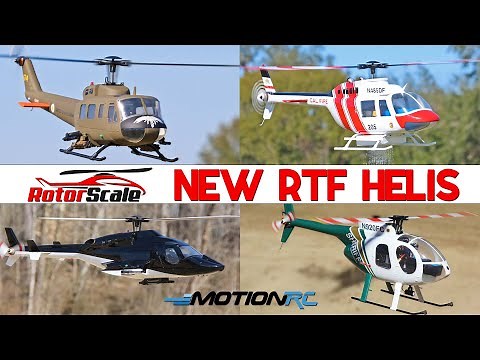 Super-Scale, GPS Precision - NEW RotorScale RTF Helicopters Are Here! | Motion RC