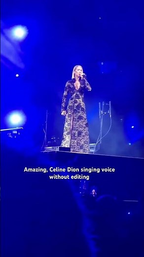 Amazing, Celine Dion singing voice in concert #celinedion