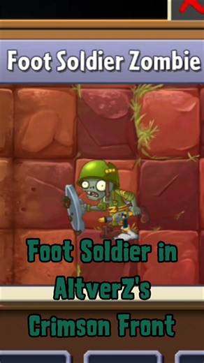 Explaining PvZ 2 AltverZ Zombies: Foot Soldier #pvz #pvz2 #plantsvszombies #pvz2altverz