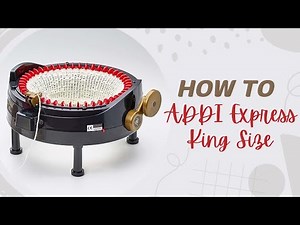 How to use the Addi Knitting Machine (King Size) - Making an Adult Knitted Beanie