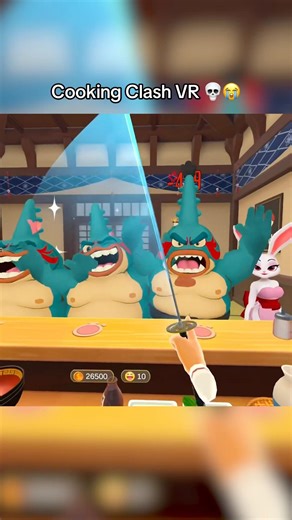 Angry Sharks in Cooking Clash VR
