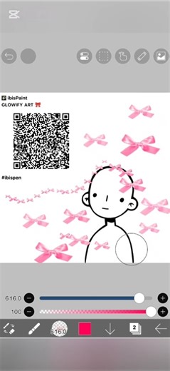 Ibis Paint X Brush Pack | Free Glowify Art QR Code for Amazing Art! #ibispaintx #qrcode