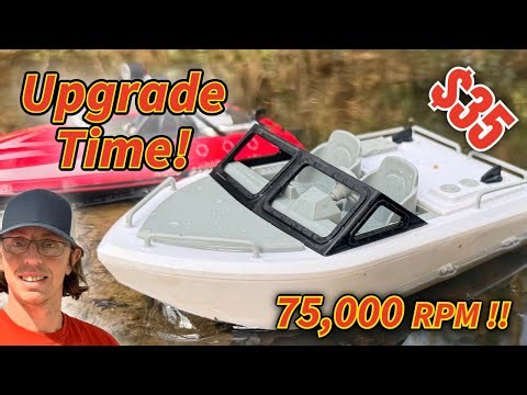 Ultimate Budget RC Boat Upgrade-We Triple the Speed and power!