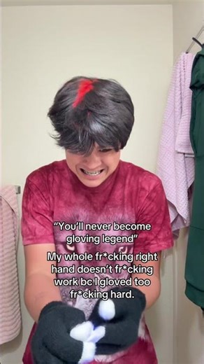 I degloved my right hand for this