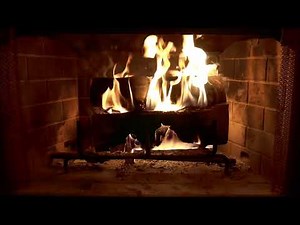 Real Wood Burning Fire Place - 60 fps 4k Fireplace - Authentic Crackling Fire - 2 hours
