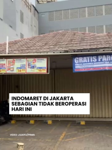 Indomaret Tutup Sebagian di Jakarta 31 Mei–1 Juni 2026: Penyebab & Daftar Gerai