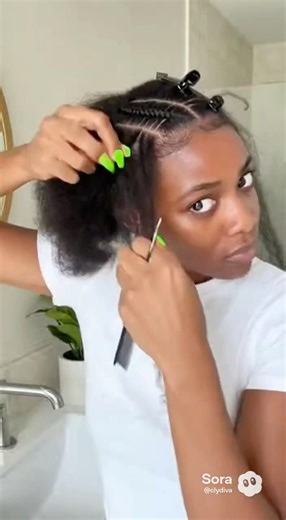 ✨ Cornrow Tutorial ✨ #cornrows #braidtutorial #naturalhair