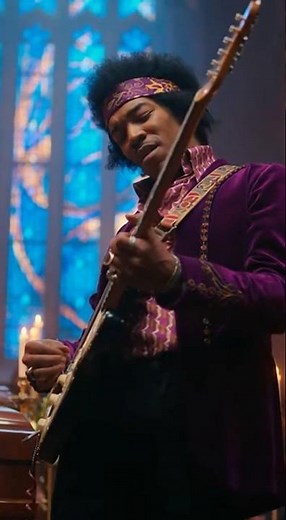 Jimi Hendrix Playing at a Funeral Service #jimihendrix #emotional