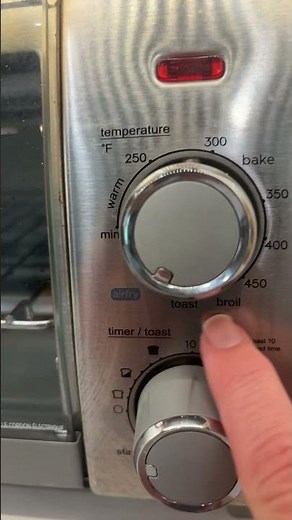 How to operate Black & Decker Toaster Oven/Airfryer combo