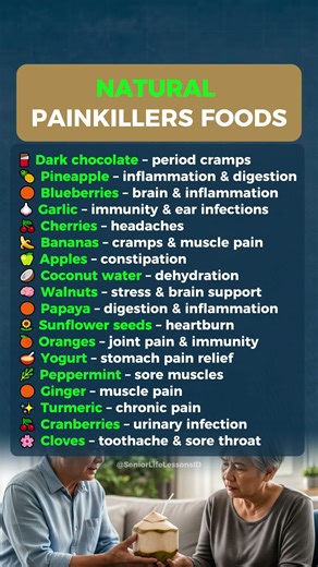Natural Painkiller Foods for Seniors (That Really Work)