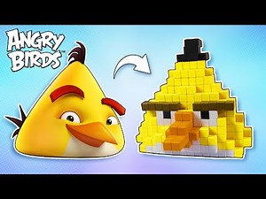 Angry Birds ASMR Magnet Art | Building Chuck 🔥🔥