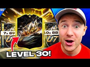 Level 30 Rewards… 88x10 Packs + My BEST EVO Ever 😳 | FC 26 RTG #105