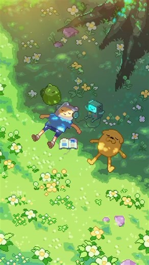 Pixel Art Gallery on Instagram: "⋆｡ ˚｡⋆｡Come along with me⋆｡˚｡⋆｡ 🖌️Artist: @studio_pants Adventure Time pixel art animation . #pixelart #pixelartanimation"