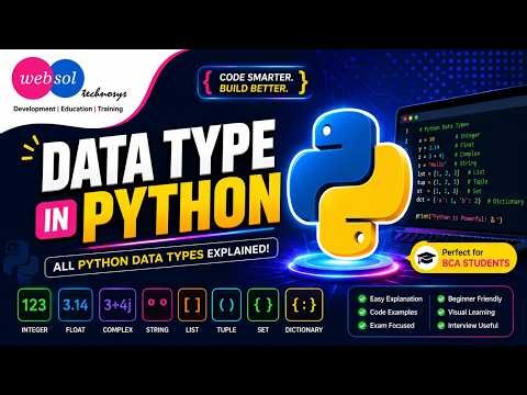 Python Data Type and Its Type| Basic concept of Programming | Top Trending Programming #websol