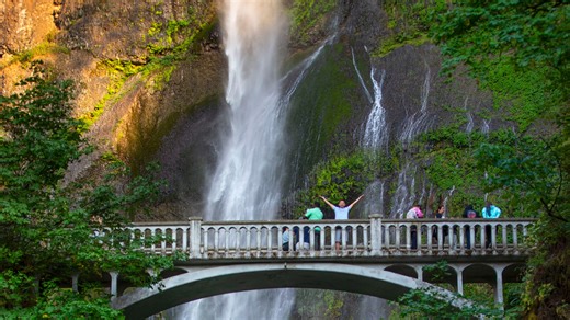 This waterfall-filled historic highway in Oregon was first of its kind