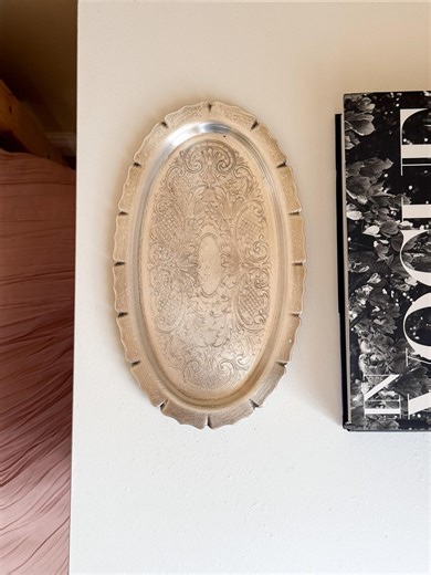 Vintage Art Silver Co Oval Silverplate Tray, Floral SPC Pattern, Antique Style Serving Platter, Silver Decor - Etsy