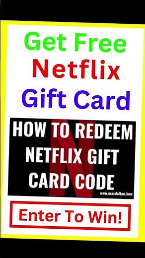 Instant Get Free Unlimited Netflix Gift Card Code in eGiften