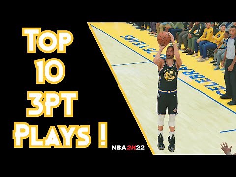 Best 10 3 Point Money Plays In NBA 2K22 !