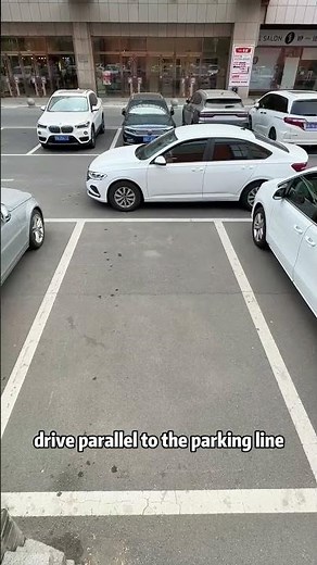 Tips for backing into a parking space!#driving #tips #howto #manual #skills #car