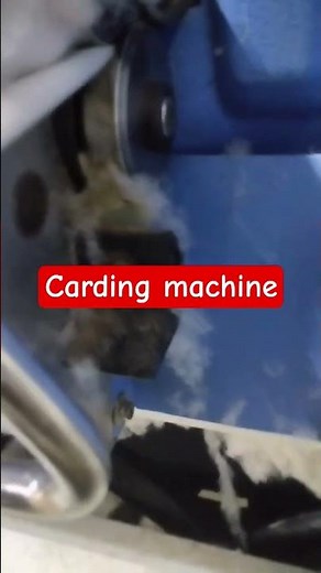 Carding machine #cardingmachine #textile