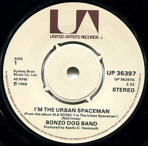 Bonzo Dog Band – I'm The Urban Spaceman (1978, Vinyl)