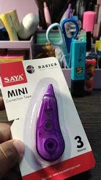 SAYA MINI CORRECTION TAPE 3 METERS MRP ₹40