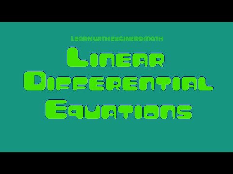 Linear Differential Equations (Tagalog/Filipino Math)