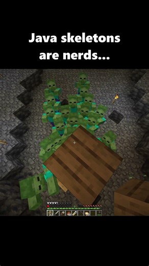 Java Skeletons are nerd 💀