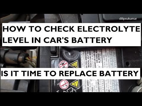 How To Check The Electrolyte Level of The Battery in Your Car
