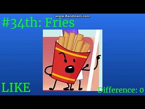 BFB 3 WORST TO BEST (TOP 64 CHARACTERS IN BFB 3)