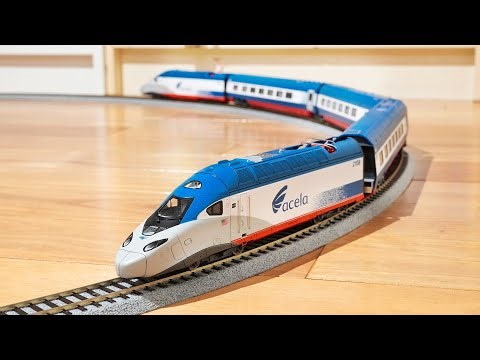 Bachmann Amtrak Acela II HO Scale Train Unboxing