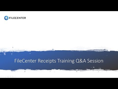 Getting Started with FileCenter Receipts Q&A