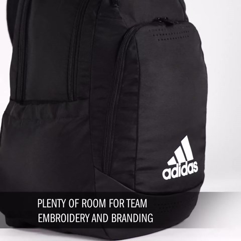 adidas Defender Sports Backpack with Shoe Compartment, Soccer Bag