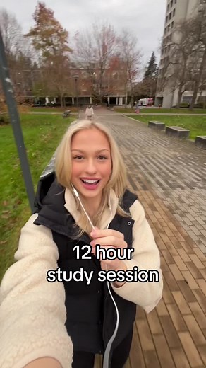 12 Hour Library Challenge for Study Motivation